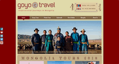 Desktop Screenshot of goyotravel.com