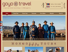 Tablet Screenshot of goyotravel.com